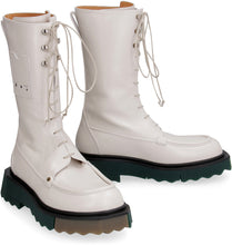 Load image into Gallery viewer, Sponge Combat leather combat boots
