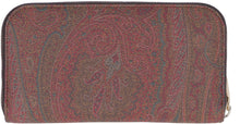 Load image into Gallery viewer, Paisley print zip-around wallet
