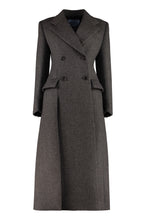 Load image into Gallery viewer, Double-breasted wool coat
