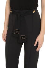 Load image into Gallery viewer, Flared crêpe trousers
