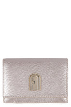 Load image into Gallery viewer, Furla 1927 small leather flap-over wallet
