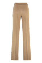 Load image into Gallery viewer, Pescia wool straight-leg trousers
