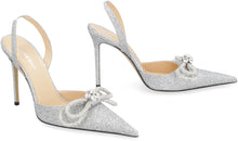 Load image into Gallery viewer, Pumps Embellished pointy-toe slingback pumps
