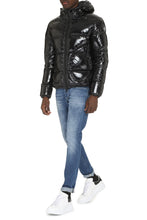 Load image into Gallery viewer, Hooded shiny down jacket
