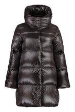 Load image into Gallery viewer, Long hooded down jacket
