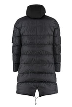 Load image into Gallery viewer, Long hooded down jacket
