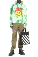 Load image into Gallery viewer, Cotton hoodie with embroidered logo patch
