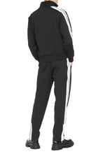 Load image into Gallery viewer, Contrasting stripes full-zip jacket
