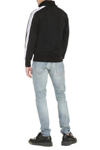 Load image into Gallery viewer, Contrasting stripes full-zip jacket
