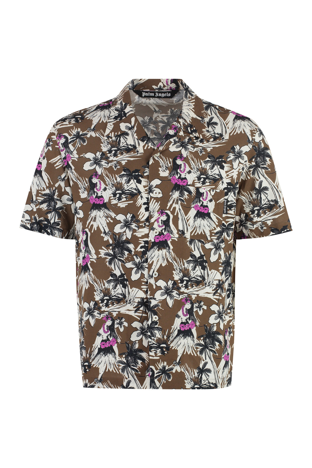 Printed short sleeved shirt