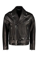 Load image into Gallery viewer, Belted leather jacket

