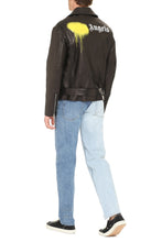 Load image into Gallery viewer, Belted leather jacket
