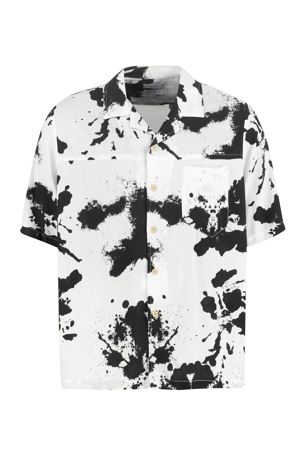 Printed short sleeved shirt