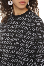 Load image into Gallery viewer, Iris logo detail cotton sweatshirt - ROTATE Sunday
