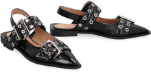 Load image into Gallery viewer, Feminine Buckle eco-leather slingback
