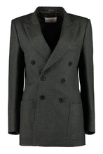 Load image into Gallery viewer, Double-breasted wool blazer
