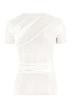 Load image into Gallery viewer, Mesh asymmetric T-shirt
