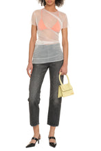 Load image into Gallery viewer, Mesh asymmetric T-shirt
