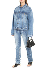 Load image into Gallery viewer, Bleach wash denim jacket
