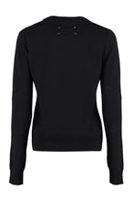 Load image into Gallery viewer, Crew-neck wool sweater
