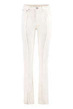 Load image into Gallery viewer, Spliced straight-leg jeans
