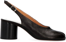 Load image into Gallery viewer, Tabi leather slingback pumps
