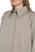 Load image into Gallery viewer, Short cotton trench coat
