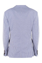 Load image into Gallery viewer, Gingham cotton blazer
