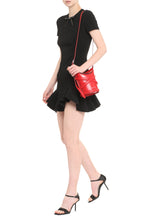 Load image into Gallery viewer, Bow detail stretch viscose dress
