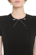 Load image into Gallery viewer, Bow detail stretch viscose dress
