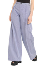 Load image into Gallery viewer, Cotton wide leg trousers
