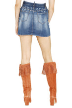 Load image into Gallery viewer, Denim mini skirt
