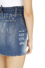Load image into Gallery viewer, Denim mini skirt
