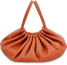 Load image into Gallery viewer, Scrunch faux leather bucket bag
