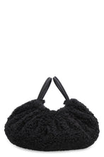 Load image into Gallery viewer, Scrunch faux shearling bucket bag
