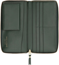 Load image into Gallery viewer, Leather zip around wallet

