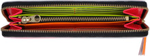Load image into Gallery viewer, Leather zip around wallet
