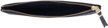 Load image into Gallery viewer, Logo detail flat leather pouch
