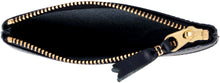 Load image into Gallery viewer, Logo detail flat leather pouch
