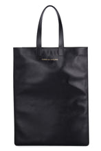 Load image into Gallery viewer, Leather flat tote
