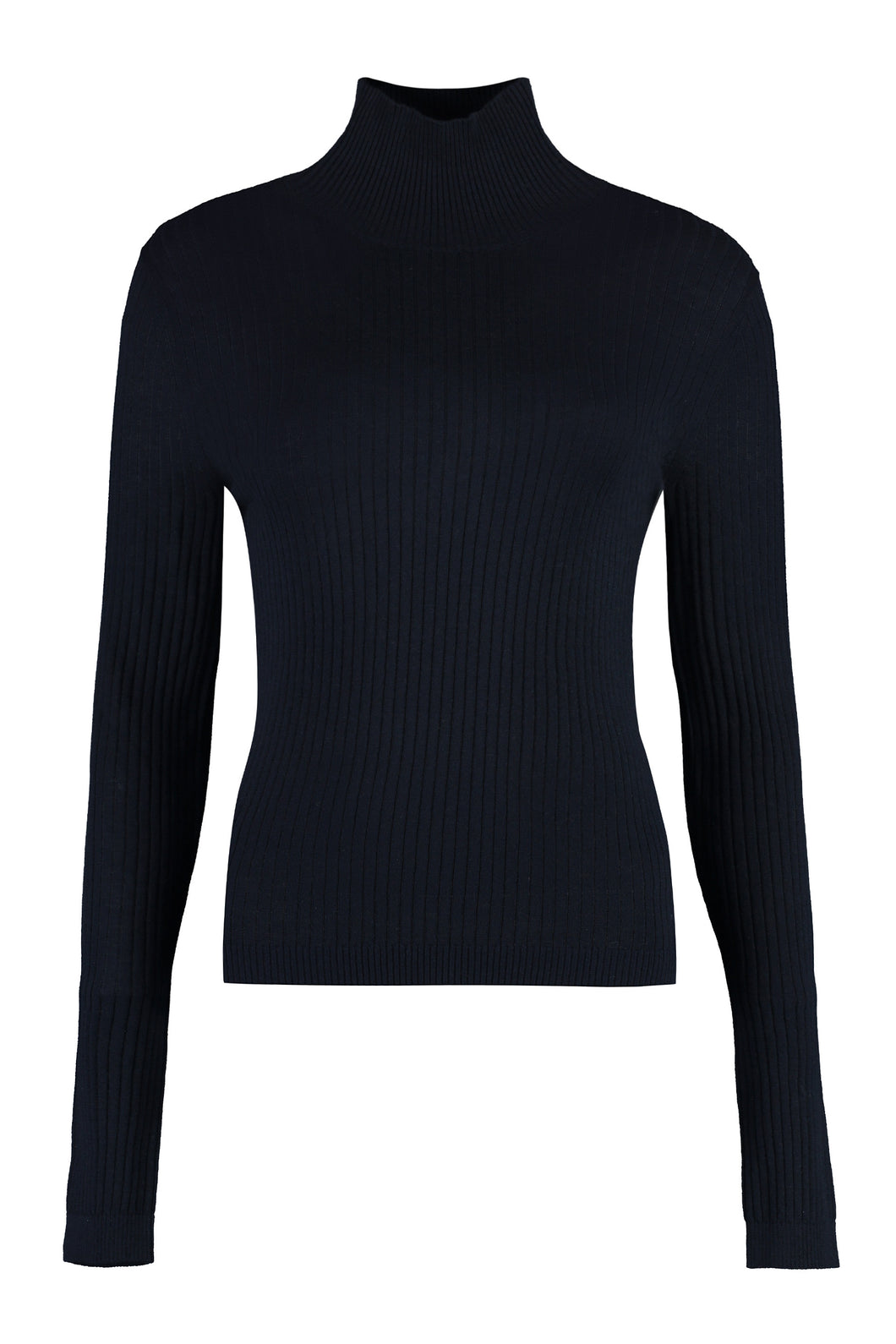 Sax Ribbed turtleneck sweater