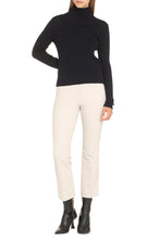 Load image into Gallery viewer, Sax Ribbed turtleneck sweater
