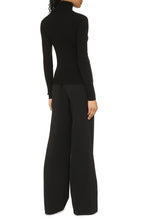 Load image into Gallery viewer, Sax ribbed turtleneck sweater
