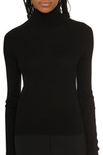 Load image into Gallery viewer, Sax ribbed turtleneck sweater
