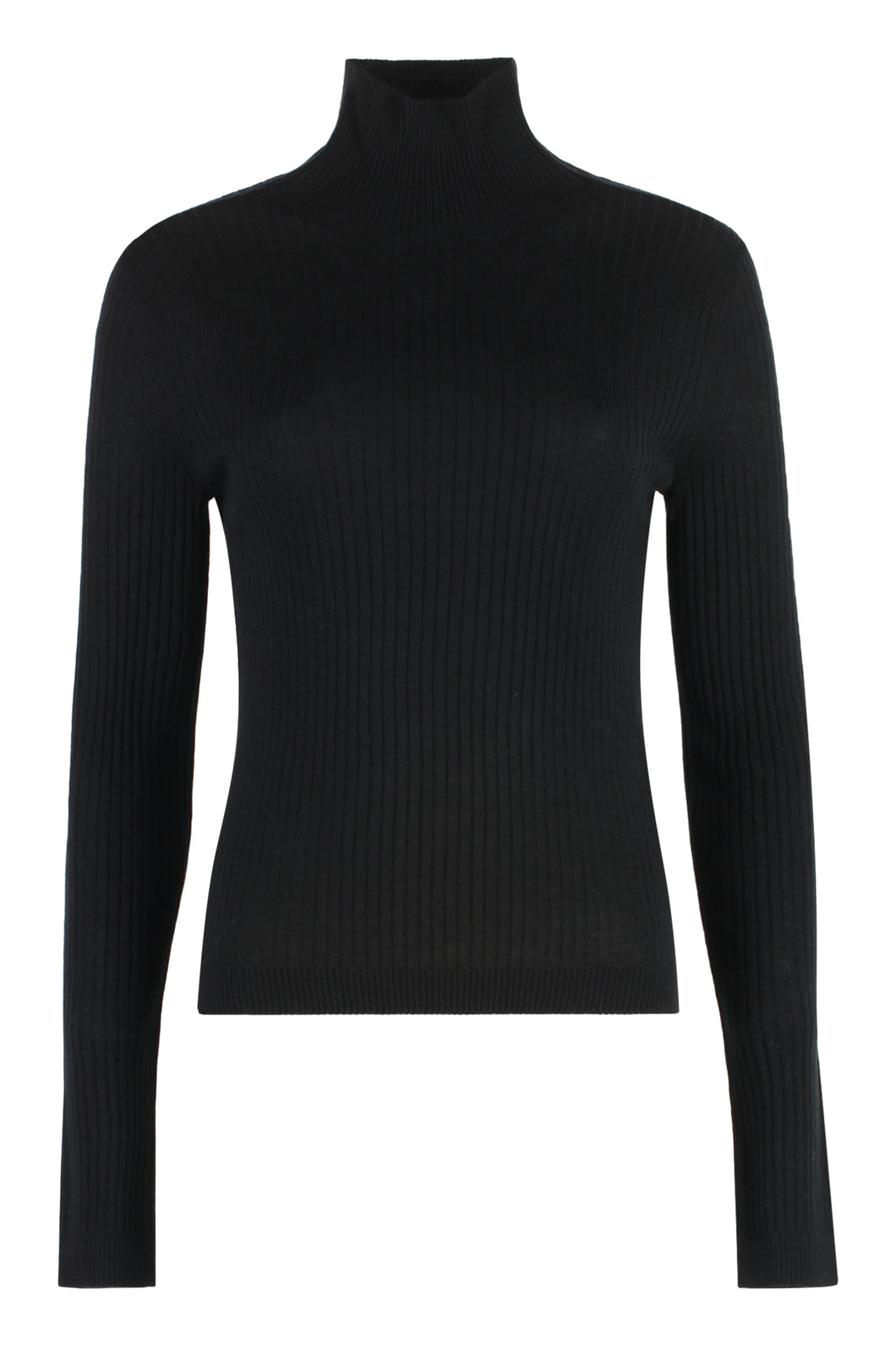 Sax ribbed turtleneck sweater