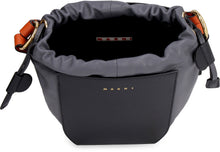 Load image into Gallery viewer, Gusset leather bucket bag
