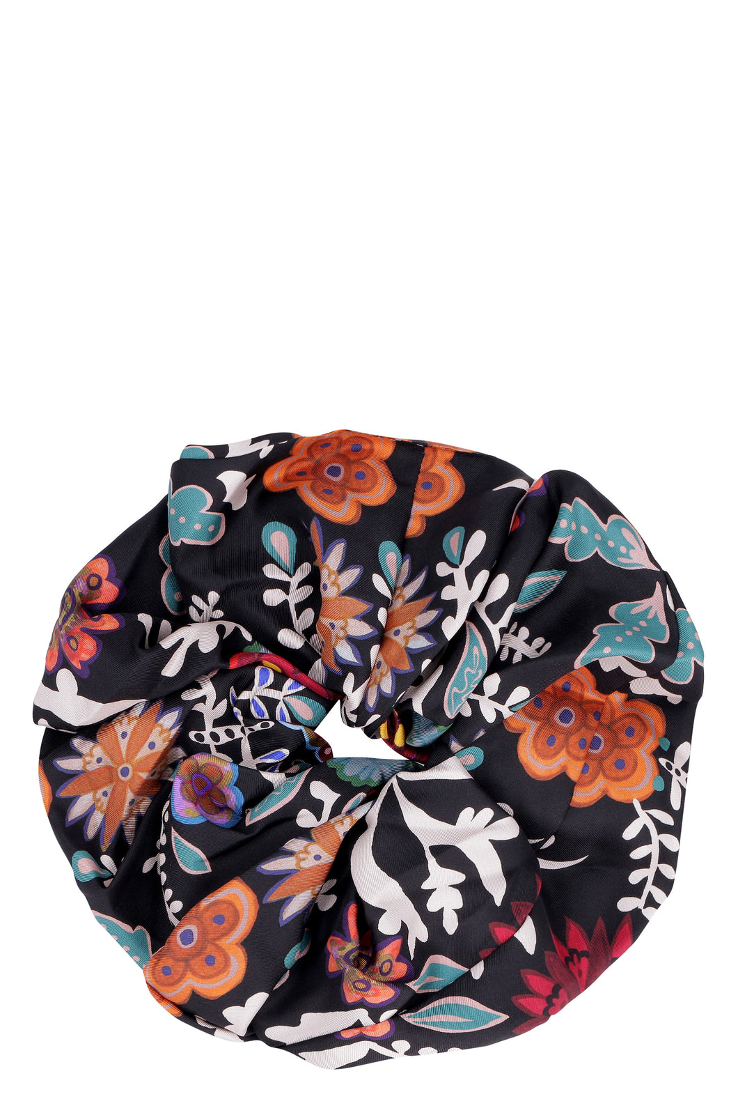 Giga printed twill scrunchie