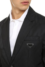 Load image into Gallery viewer, Nylon single-breasted blazer
