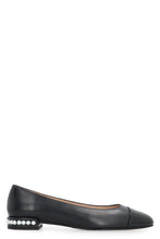 Load image into Gallery viewer, Pearl Flat Leather ballet flats
