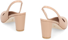 Load image into Gallery viewer, Vida 75 Leather slingback pumps
